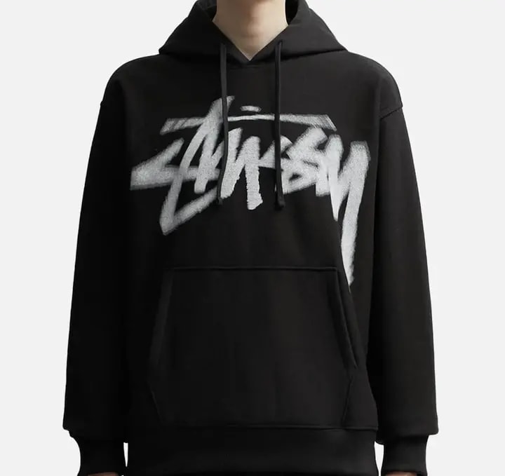 Áo Stussy Dizzy Stock Hoodie 'Black' — ảnh 2