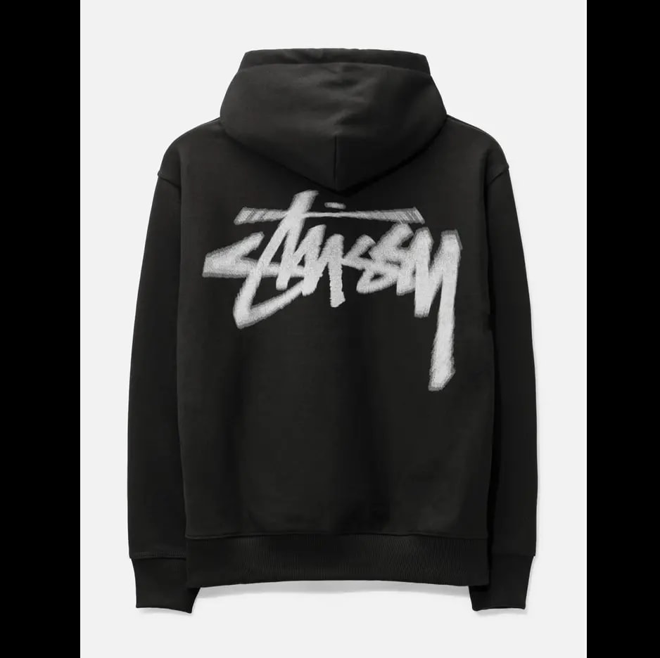 Áo Stussy Dizzy Stock Hoodie 'Black' — ảnh 3