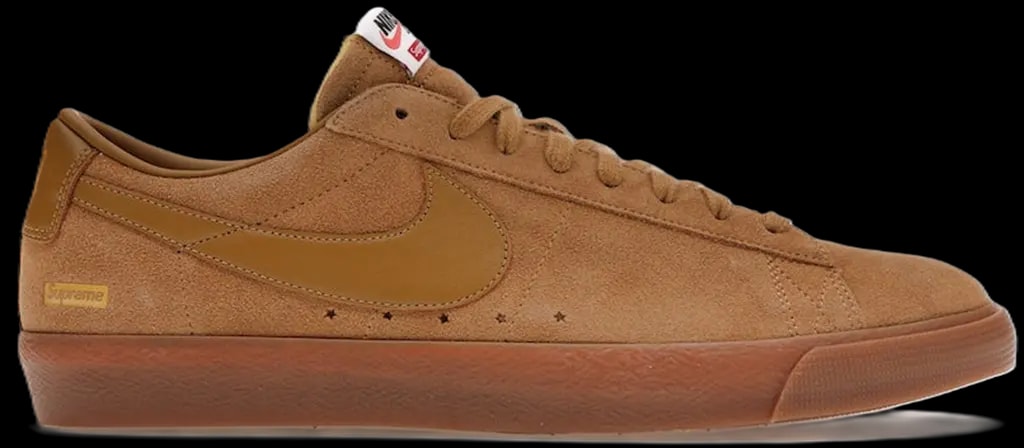 Giày Nike SB Blazer Low GT x Supreme 'Brown' 716890-229 — kich-thuoc: 42