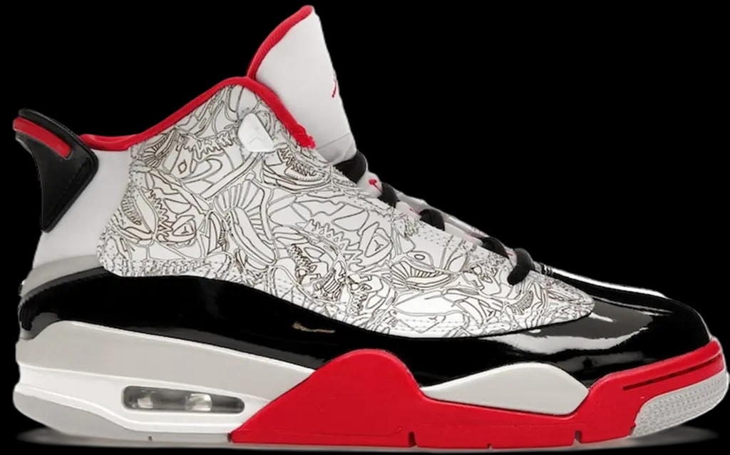 Giày Nike Air Jordan Dub Zero 'White Varsity Red' 311046-160 — kich-thuoc: 40.5