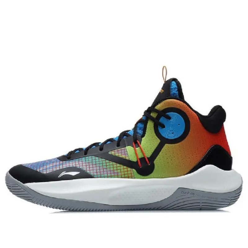 Giày Lining Sonic 9 Team 'Black Blue Orange' ABPR017-8 — ảnh 5
