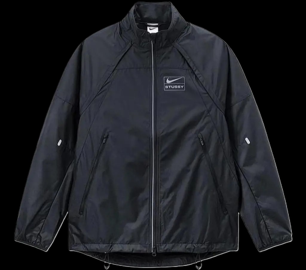 Áo Nike x Stussy FW22 Track Jacket 'Black' DO5305-010 — kich-thuoc: L