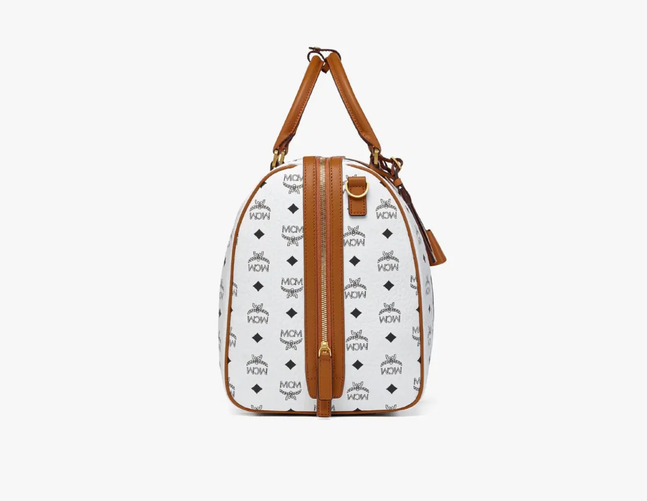 Túi MCM Ottomar Weekender Mega Laurel Visetos 'White' MMVESTT02WT001 — ảnh 5