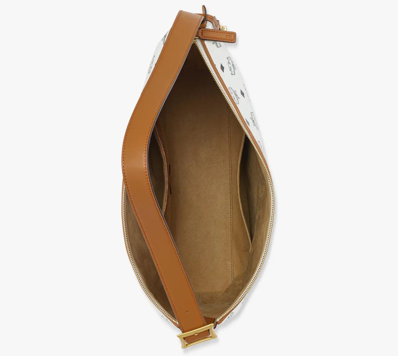 Túi MCM Aren Hobo in Mega Laurel Visetos 'White' MWHESTA06WT001 — ảnh 5