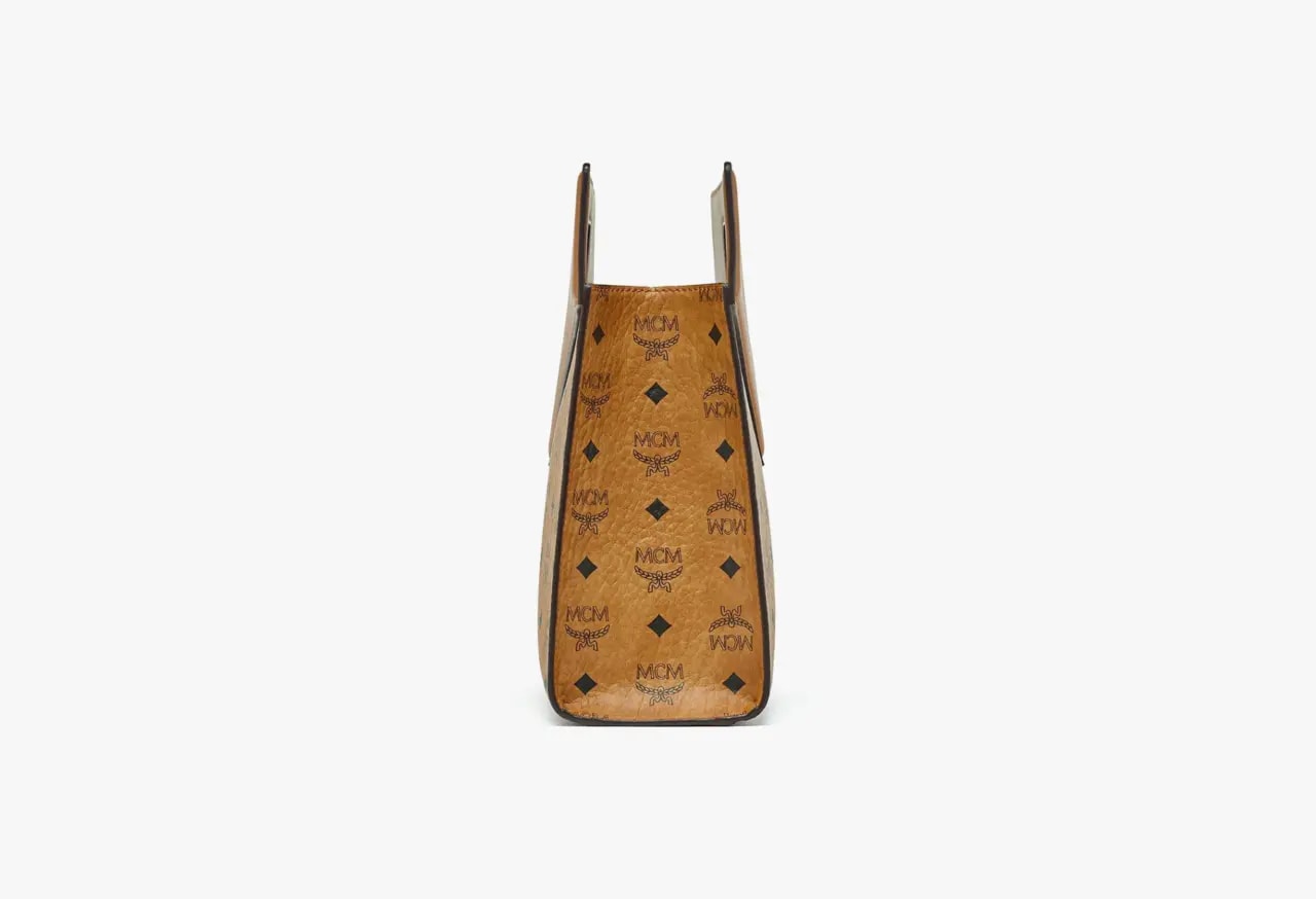 Túi MCM Diamond Tote Visetos Leather Mix 'Cognac' MWTESAK01CO001 — ảnh 5
