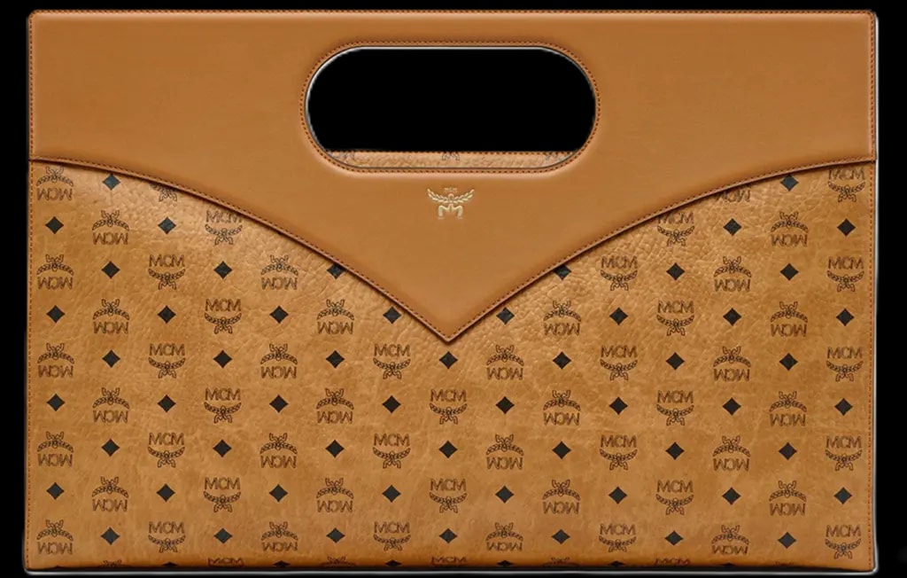 Túi MCM Diamond Tote Visetos Leather Mix 'Cognac' MWTESAK04CO001