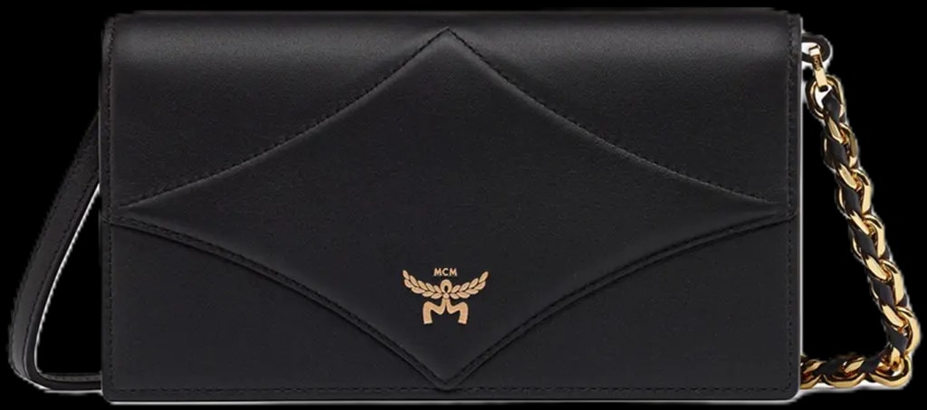 Ví MCM Diamond Spanish Calf Leather 'Black' MYLESAK01BK001
