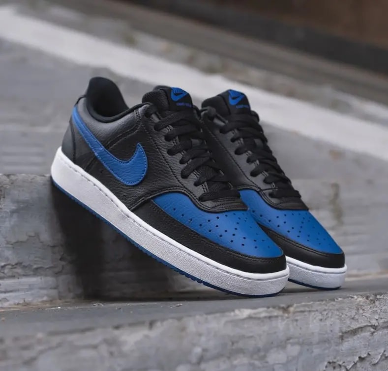 Giày Nike Court Vision Low 'Black Game Royal' DM8681-001 — ảnh 3