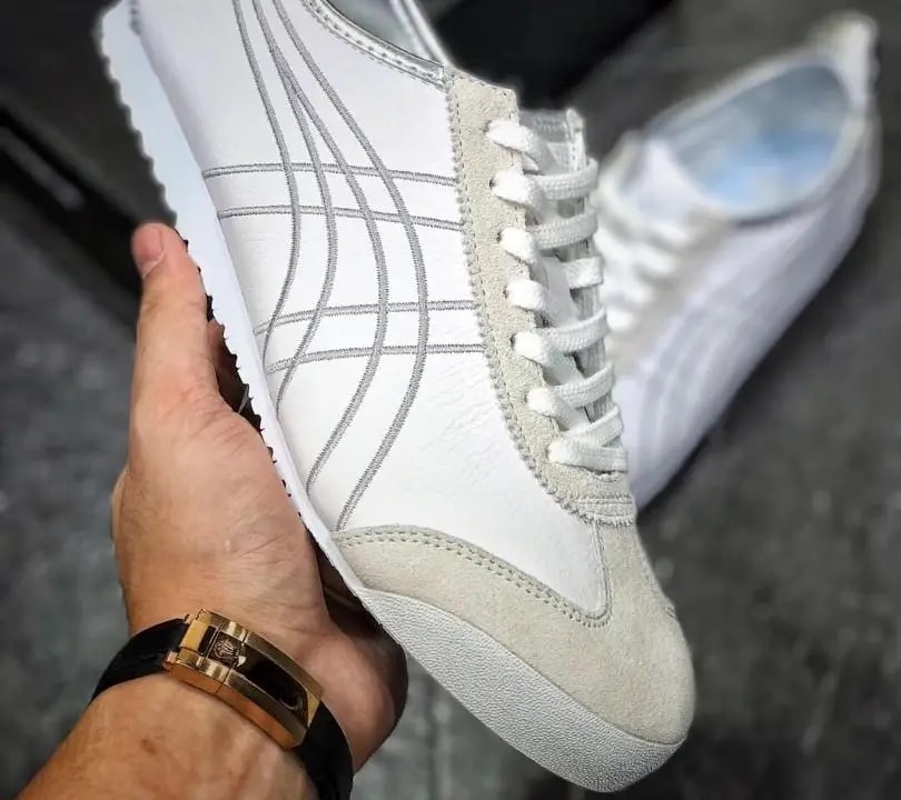 Giày Onitsuka Tiger Mexico 66 'White Silver' 1183A349-100 — ảnh 3