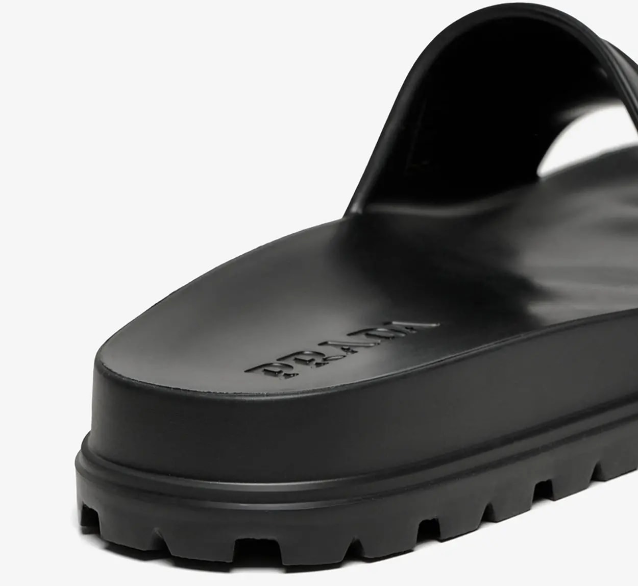 Dép Prada Rubber Slide 'Black' 2X3085-3LKV-F0002 — ảnh 5