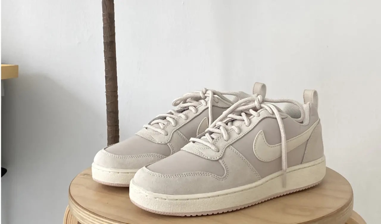 Giày Nike Court Borough Low Premium 'Sail Light Orewood Brown' 861533-101 — ảnh 5