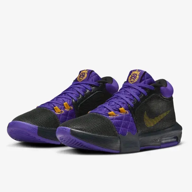 Giày Nike LeBron Witness 8 'Lakers' FB2237-001 — ảnh 5