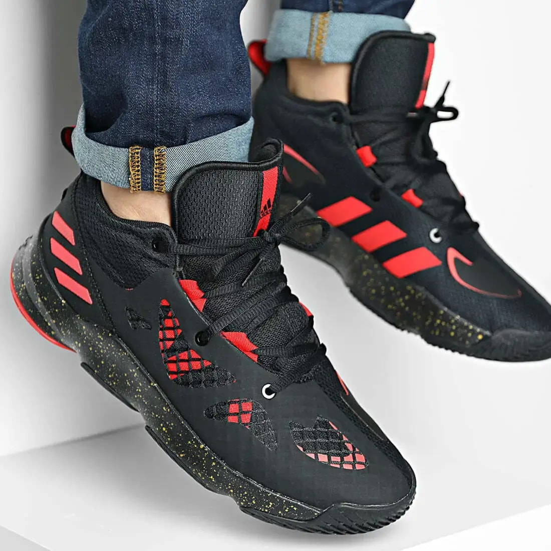 Giày Adidas Pro N3XT 2021 'Black Vivid Red' GY2865 — ảnh 2