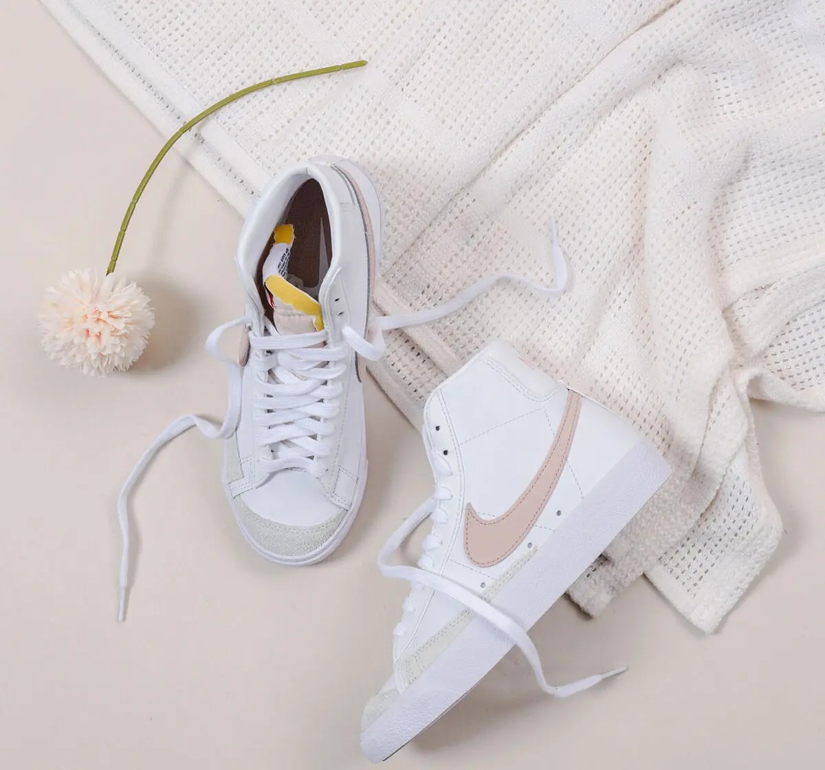 Giày Nike Blazer Mid '77 Vintage 'White Pink Oxford' CZ1055-118 — ảnh 4