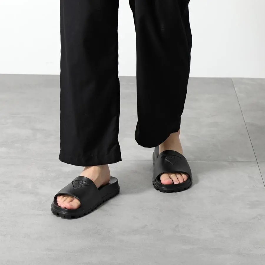 Dép Prada Rubber Slide 'Black' 2X3085-3LKV-F0002 — ảnh 2