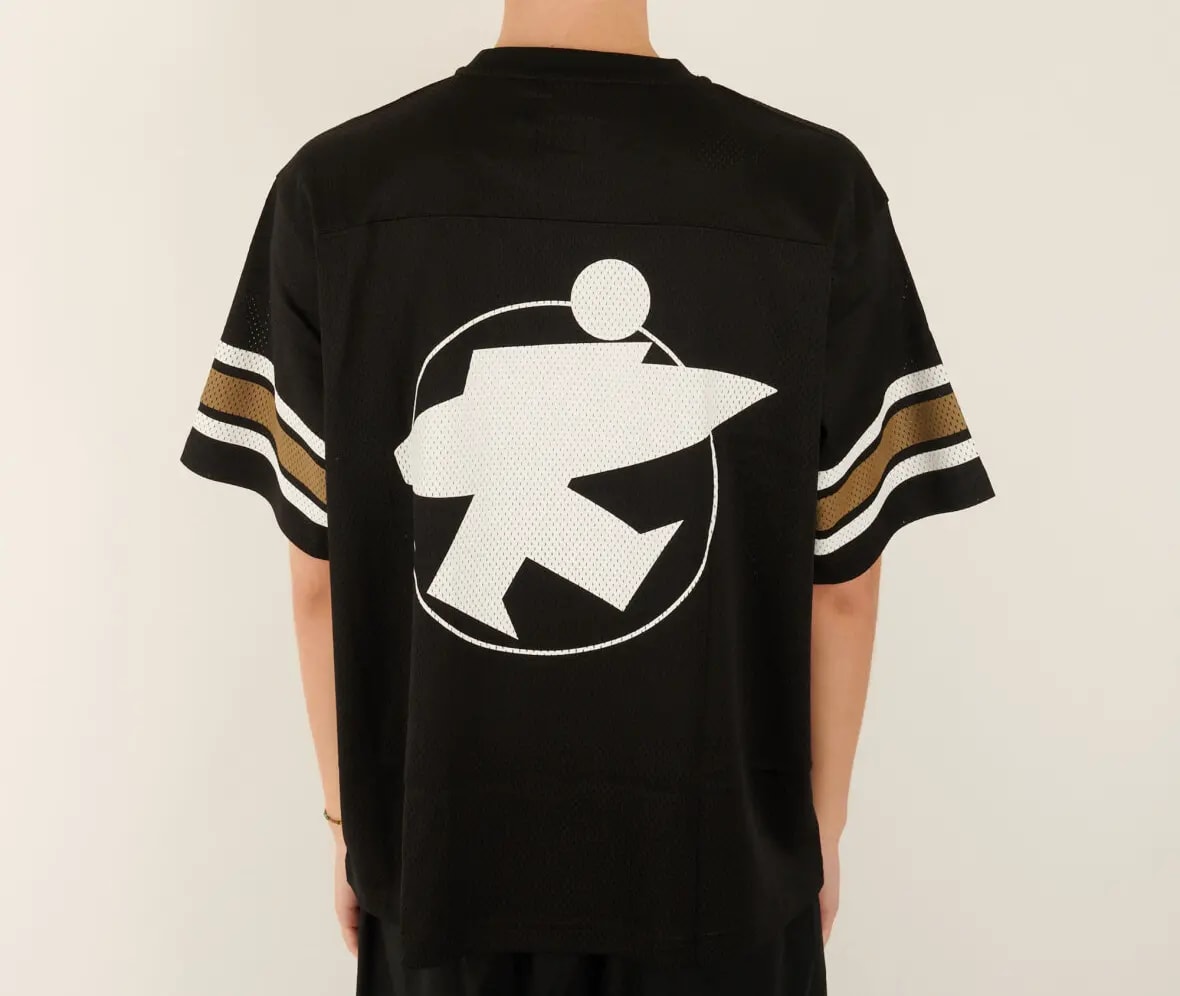 Áo Stussy Surfman Mesh Football Jersey 'Black' — ảnh 3