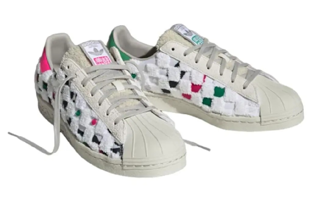Giày Adidas Superstar 80s x Han Meilin 'White Green' ID4384 — ảnh 2