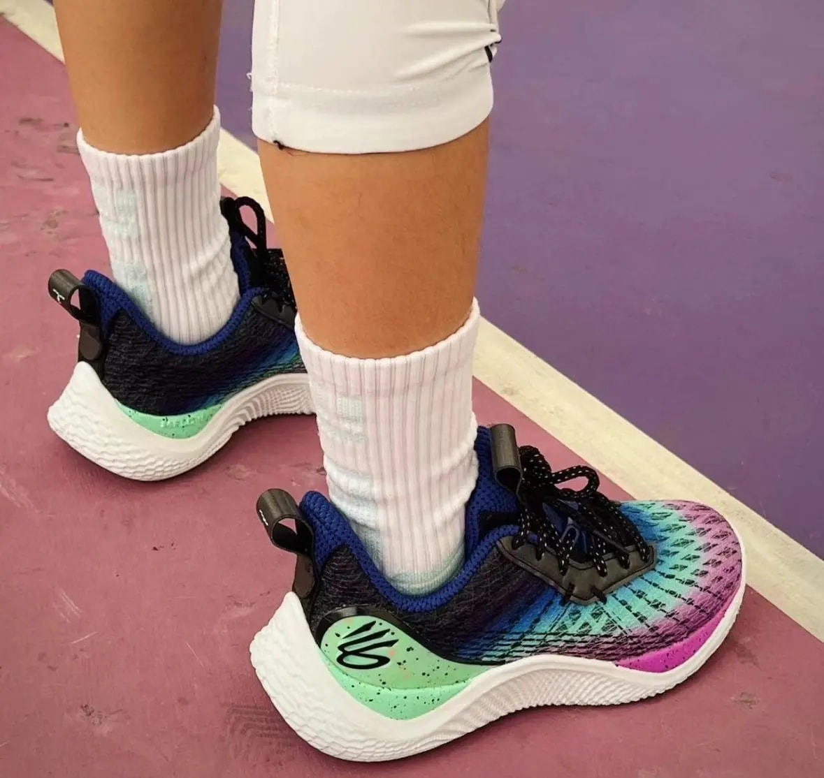 Giày Under Armour Curry Flow 10 GS 'Northern Lights' 3025627-500 — ảnh 3