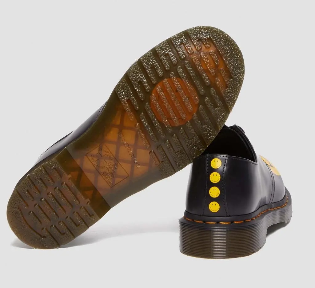 Giày Dr. Martens 1461 Leather Oxford 'Black Yellow' 31390005 — ảnh 5