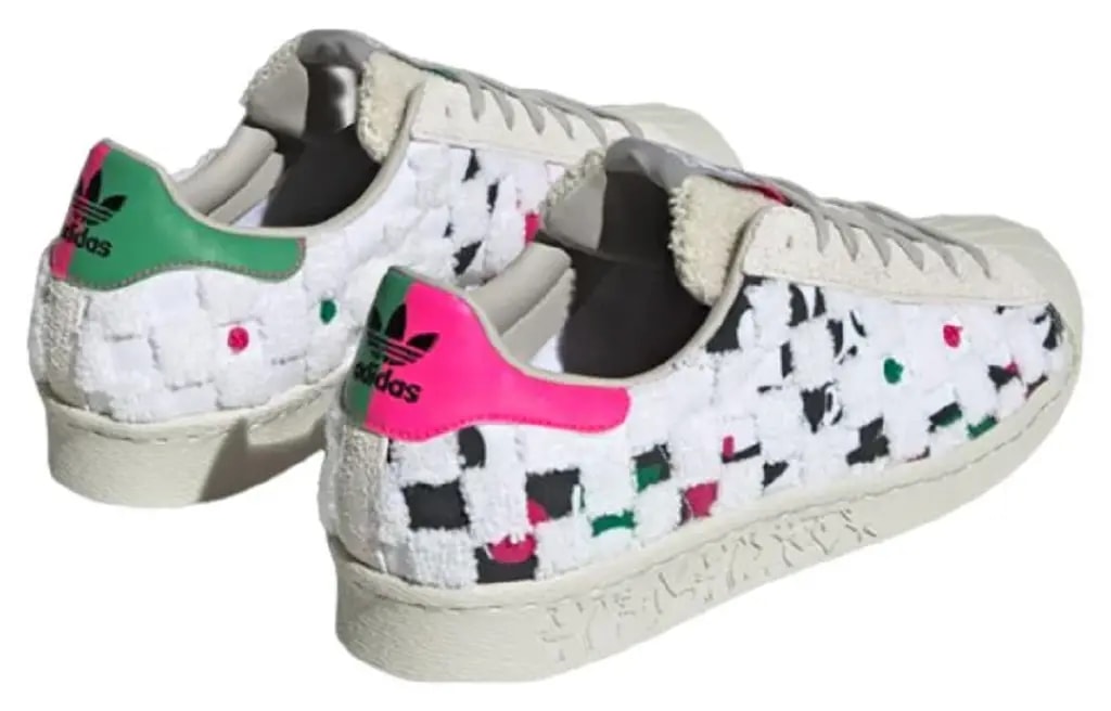 Giày Adidas Superstar 80s x Han Meilin 'White Green' ID4384 — ảnh 4