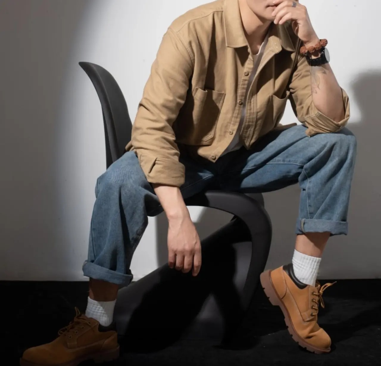Giày Timberland Low Work Boots 'Wheat' A1P3LW — ảnh 3