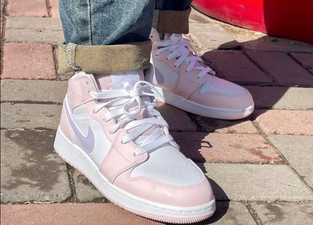 Giày Nike Air Jordan 1 Mid 'Pink Wash' FD8780-601 — ảnh 4
