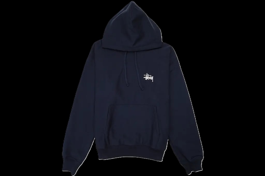 Áo Stussy Basic Stussy Hoodie 'Navy' — kich-thuoc: S