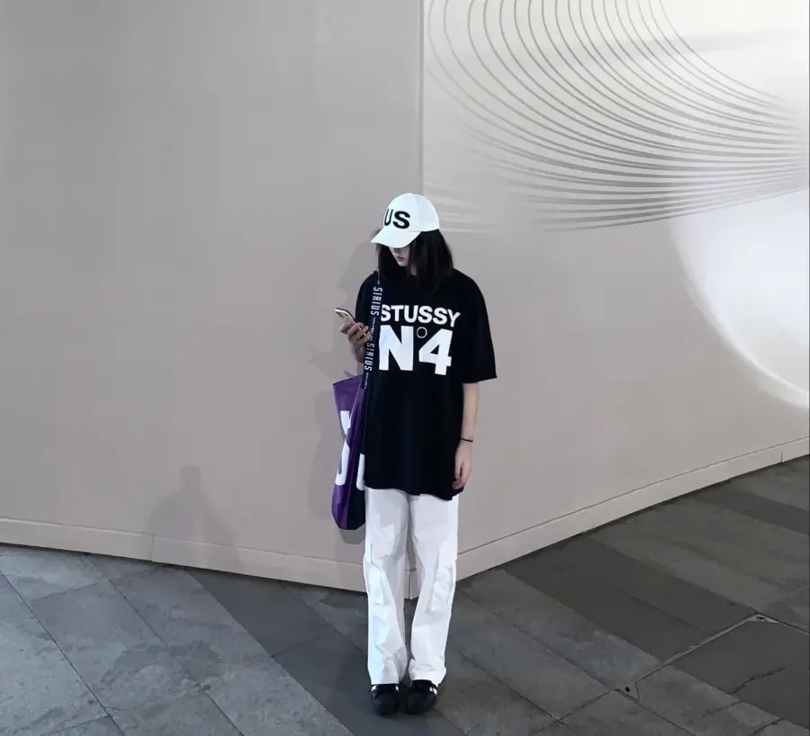 Áo Stussy NO.4 T-Shirt 'Black' 1904901 — ảnh 2
