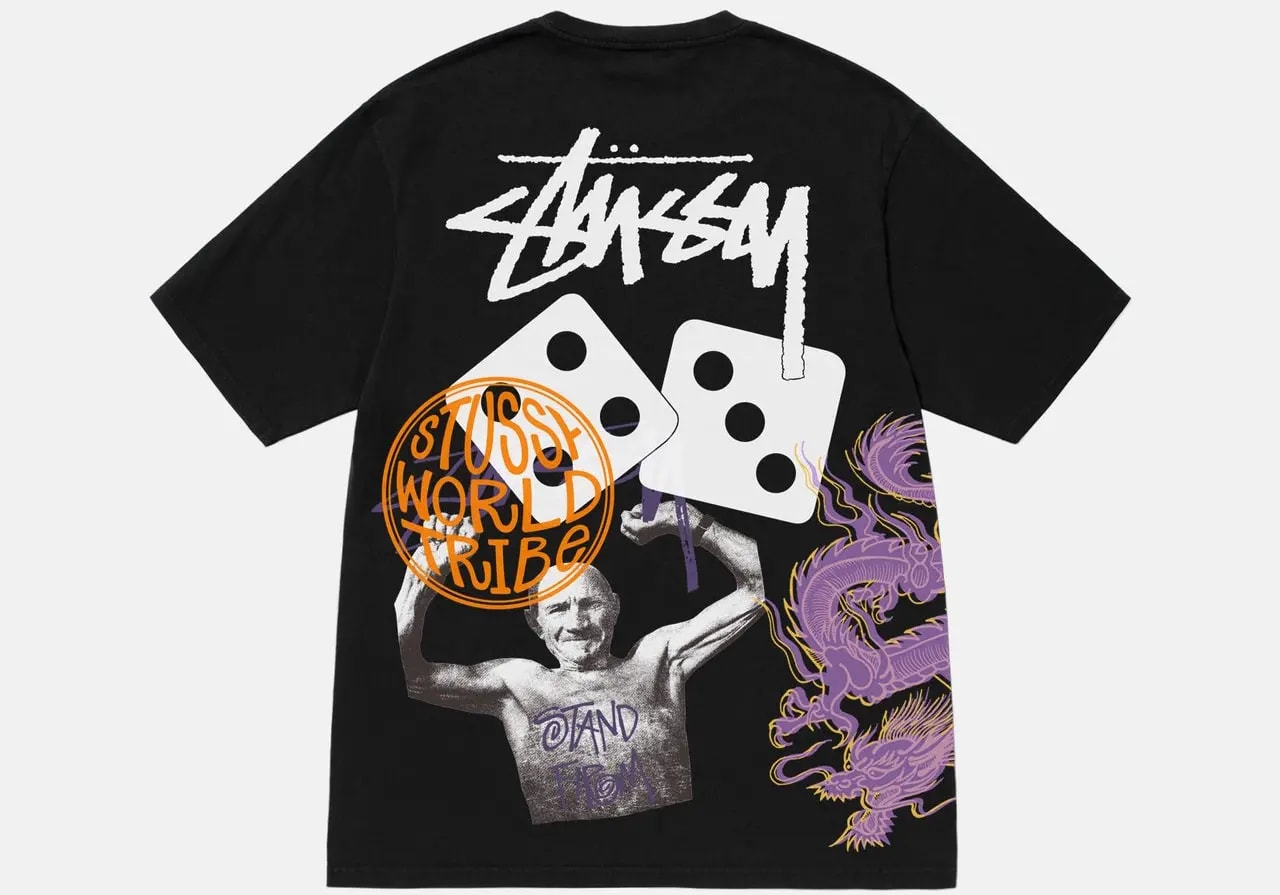 Áo Stussy Strike Pigment Dyed T-Shirt 'Black' — ảnh 2