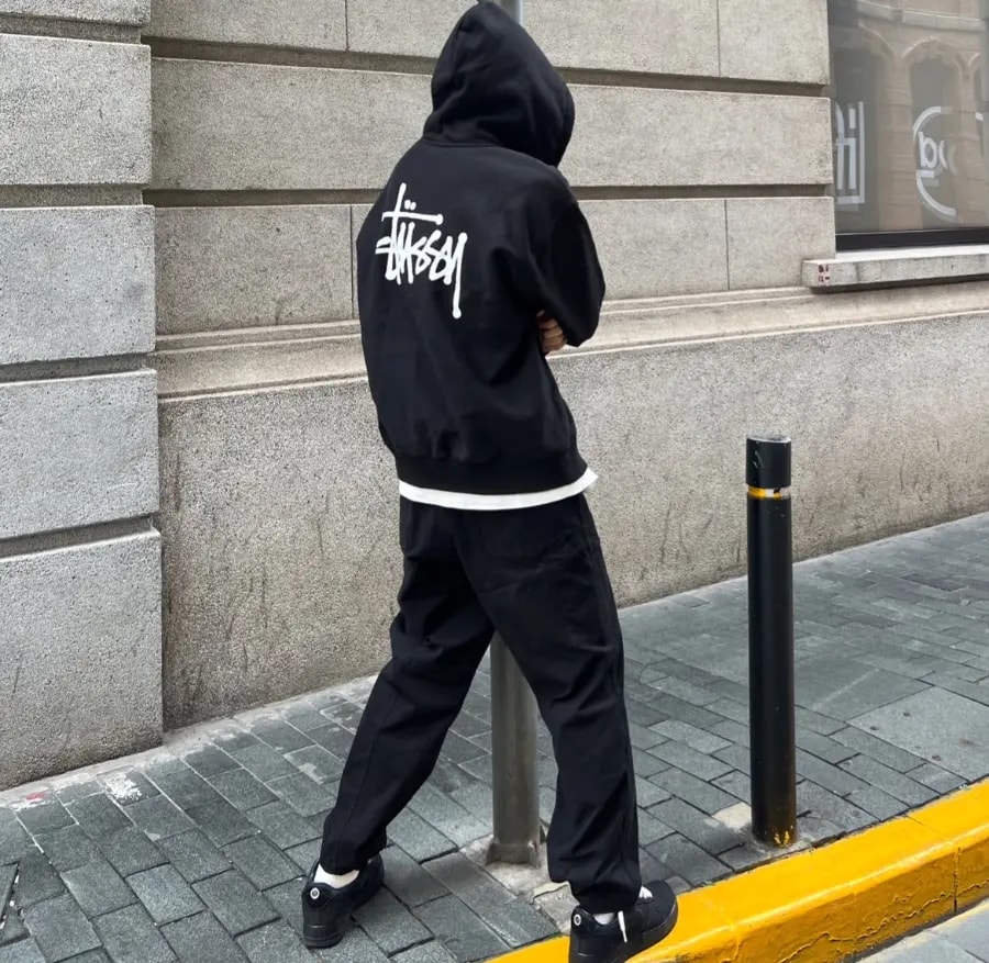 Áo Stussy Zip Hood SS22 'Black' 1974762 — ảnh 4