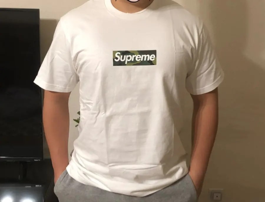 Áo Supreme Box Logo T-Shirt 'White' 23FW — ảnh 2