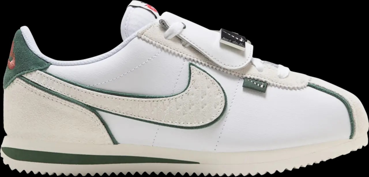 Giày Nike Cortez 'White Green Light Bone' FQ0259-110 — kich-thuoc: 36