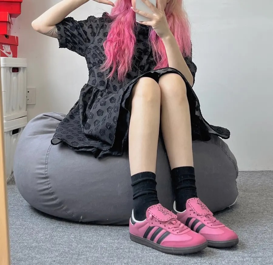 Giày Adidas Samba OG 'Black Pink' B75806-1 — ảnh 5