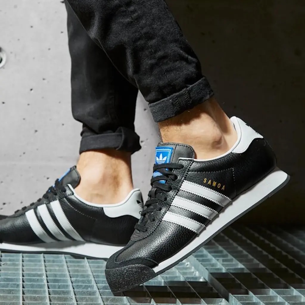 Giày Adidas Samoa 'Black White' 019351 — ảnh 2