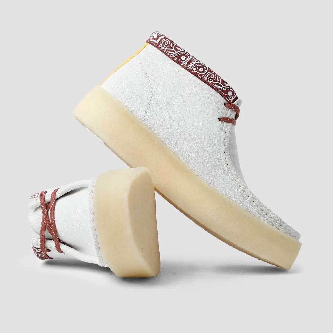 Giày Clarks WallabeeCup Bt 'White' 261679777 — ảnh 4