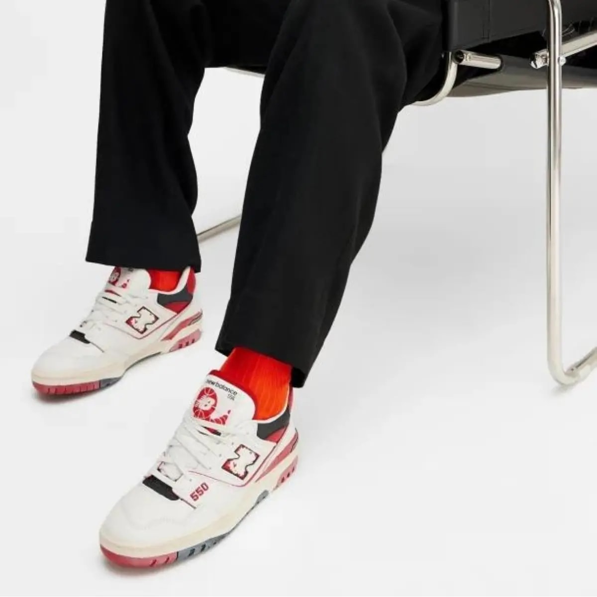 Giày New Balance 550 Vintage Pack 'Red' BB550VGA — ảnh 3