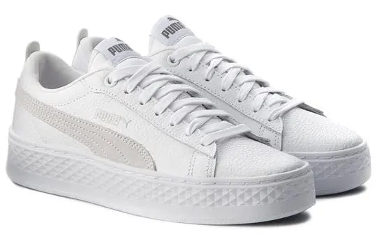 Giày Puma Smash Platform Low 'White' 366487-06 — ảnh 4