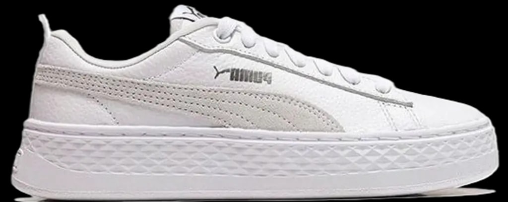 Giày Puma Smash Platform Low 'White' 366487-06 — kich-thuoc: 36