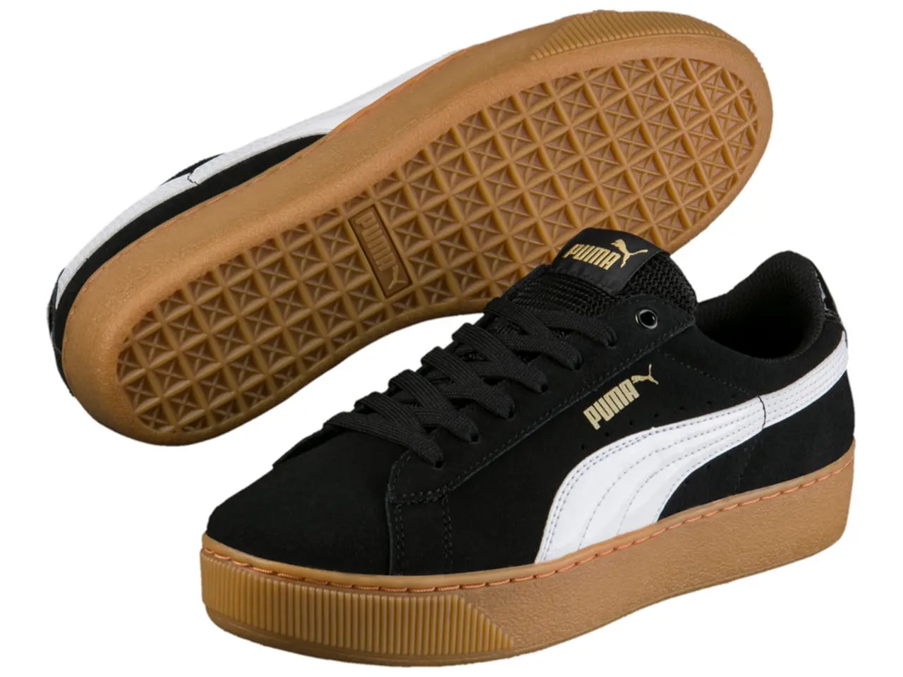 Giày Puma Vikky Platform 'Black' 363287-10 — ảnh 4