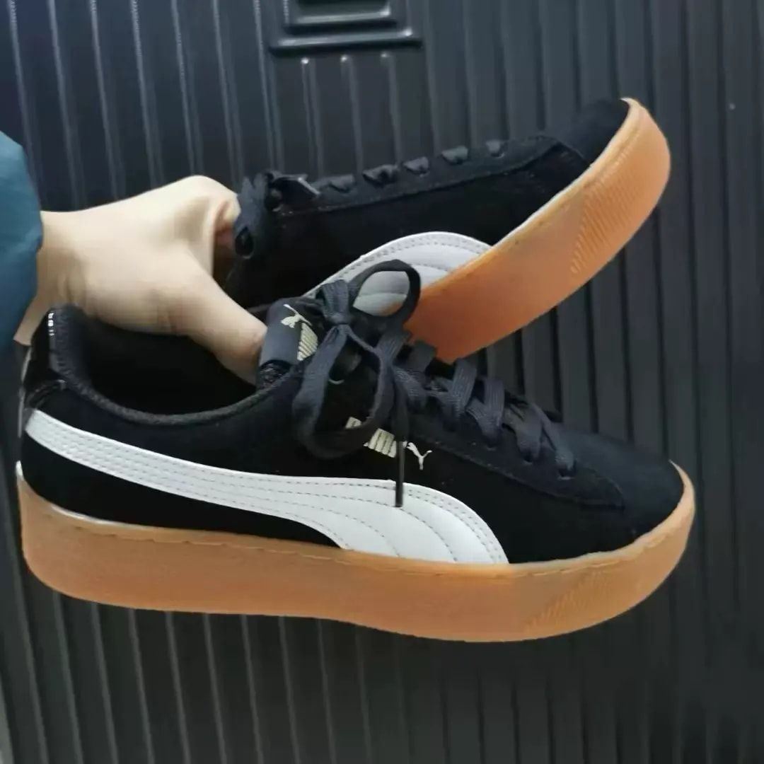 Giày Puma Vikky Platform 'Black' 363287-10 — ảnh 2