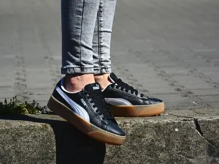 Giày Puma Vikky Platform 'Black Gum' 366805-02 — ảnh 2