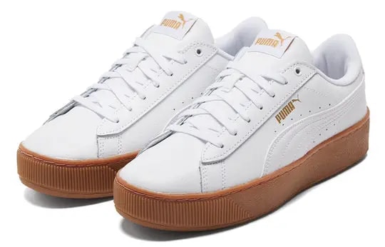 Giày Puma Vikky Platform GS 'White' 384643-03 — ảnh 4