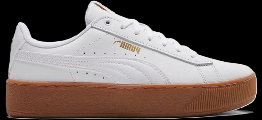 Giày Puma Vikky Platform GS 'White' 384643-03 — kich-thuoc: 36