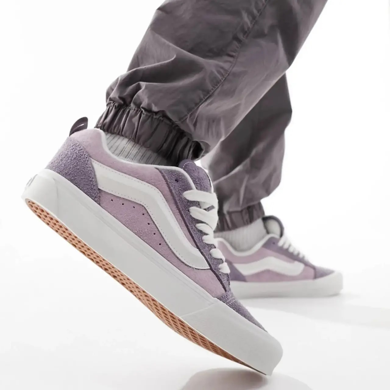 Giày Vans Knu-Skool 'Grey' VN0009QCNKE — ảnh 2