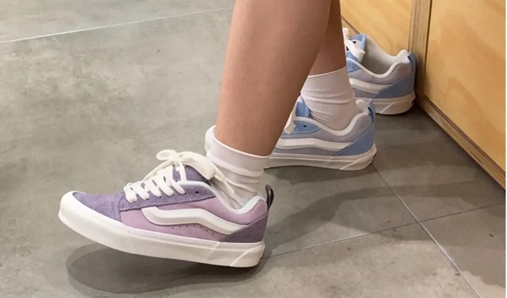 Giày Vans Knu-Skool 'Grey' VN0009QCNKE — ảnh 3