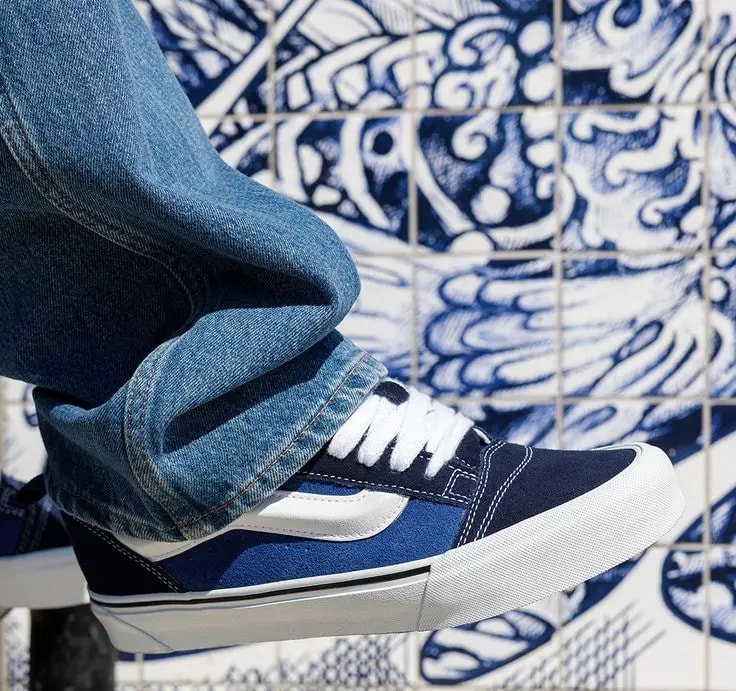 Giày Vans Knu Skool 'Navy' VN0009QCNWD — ảnh 3