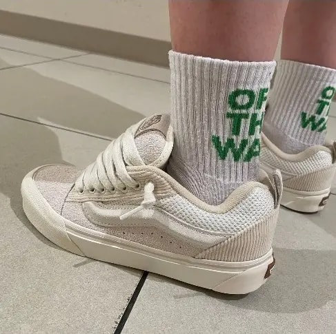 Giày Vans Knu Skool 'White' VN0009QCCCZ — ảnh 2