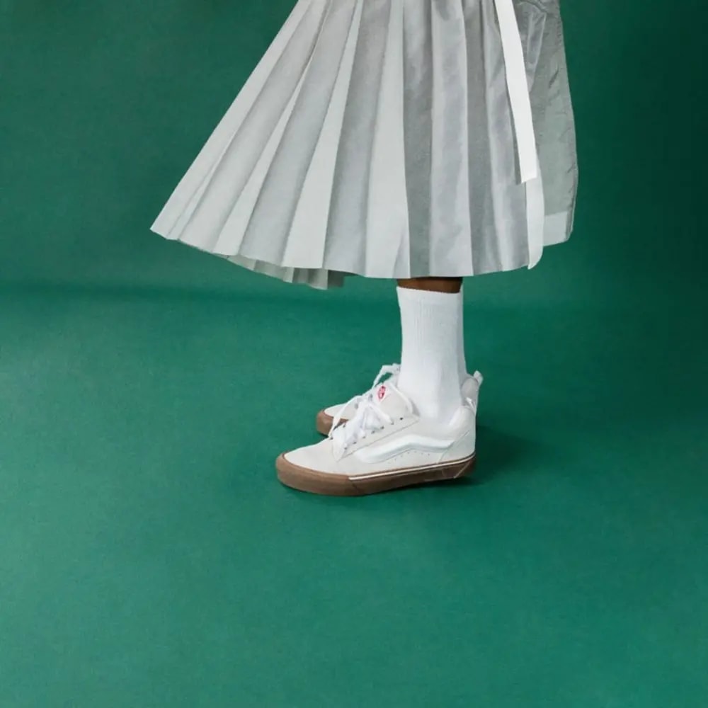 Giày Vans Knu Skool 'White' VN0009QCWHT — ảnh 2