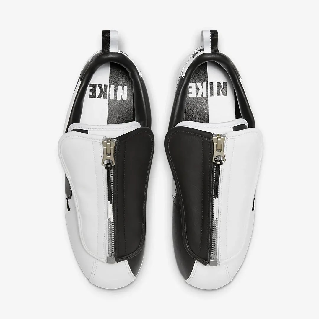 Giày Nike Cortez Yin and Yang Shroud 'White Black' FJ7870-101 — ảnh 4