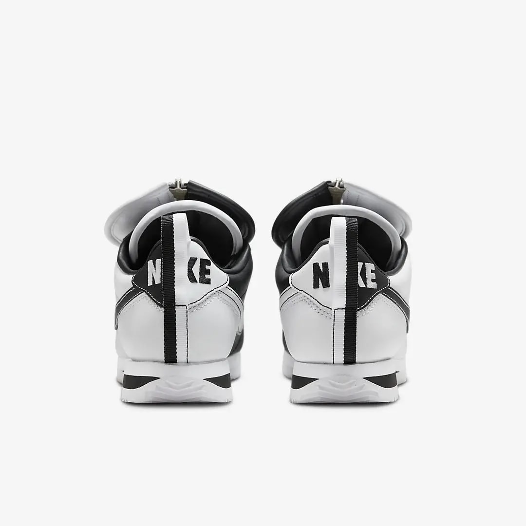 Giày Nike Cortez Yin and Yang Shroud 'White Black' FJ7870-101 — ảnh 5
